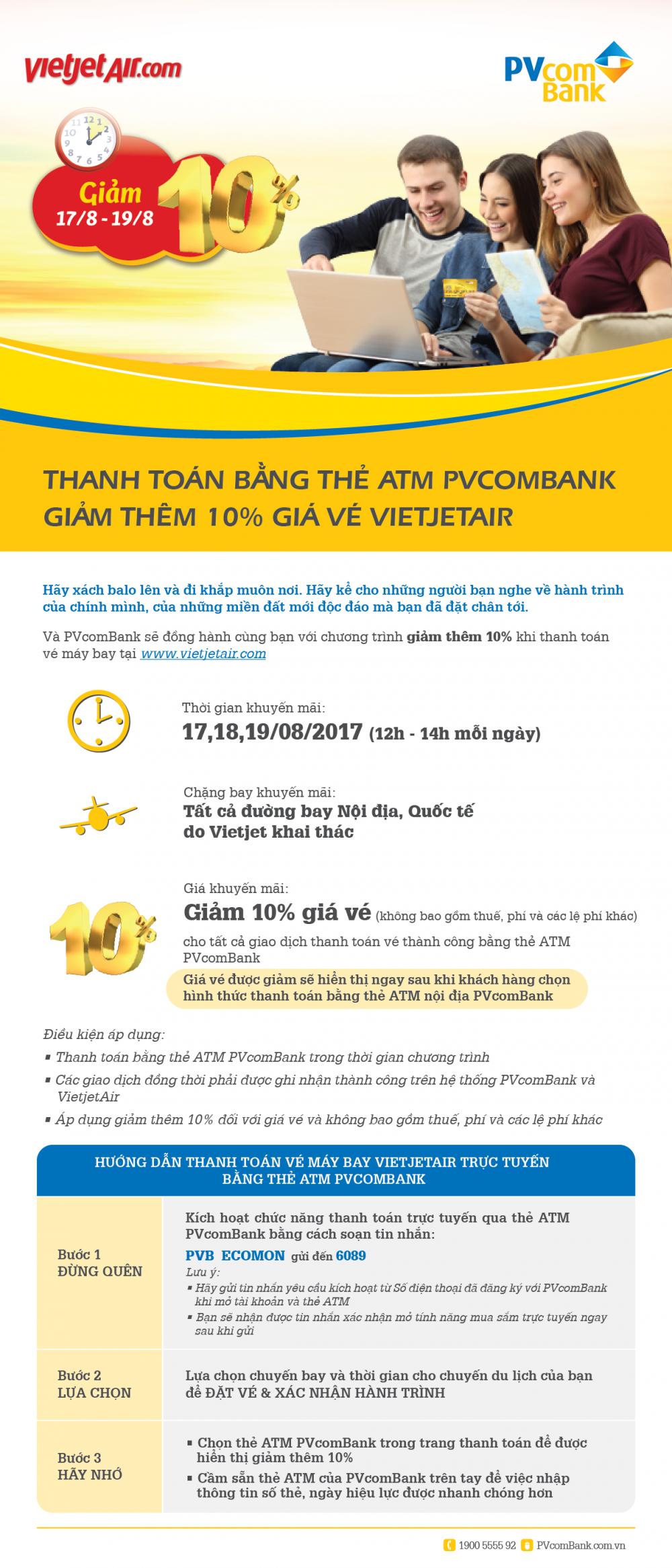 khuyến mãi PVCombank