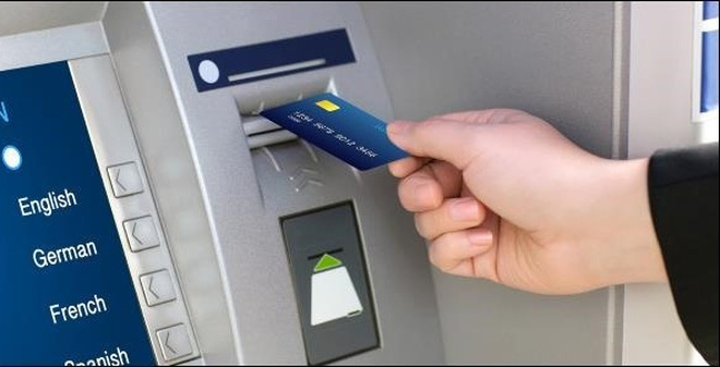 rút tiền thử thẻ ATM