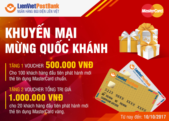 khuyến mãi Lienvietpostbank