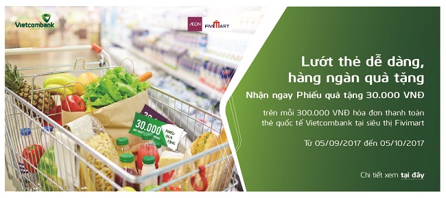 khuyến mãi thẻ tín dụng Vietcombank