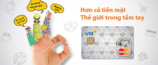 thẻ tín dụng VIB mastercard