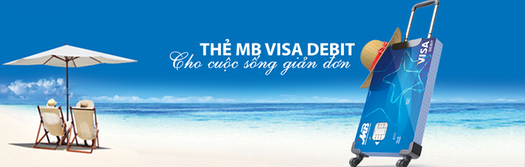 thẻ Visa MB Debit 