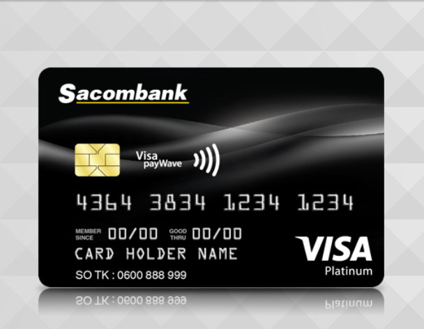 Tiện ích thẻ tín dụng Sacombank Visa Platinum