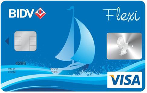 các loại thẻ tín dụng BIDV - thẻ Visa Flexi