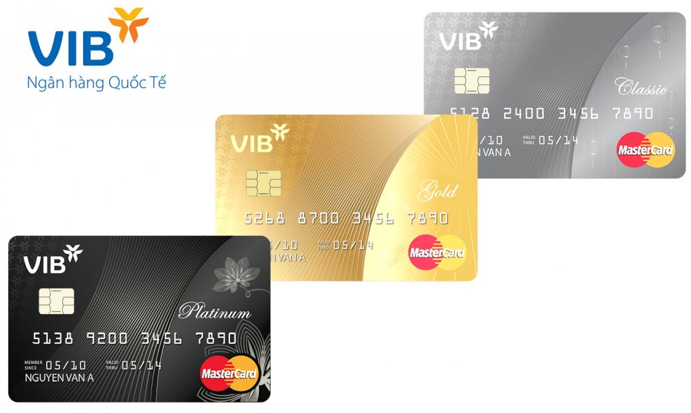 Tiện ích các loại thẻ tín dụng Mastercard VIB