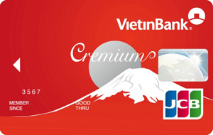 Thẻ tín dụng ViettinBank Cremium JCB