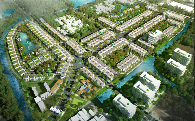 Toàn cảnh  dự án Dragon Village (khu Đông Sài Gòn)