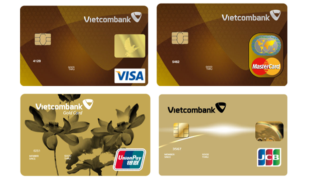 Thẻ tín dụng MasterCard, Visa, JCB