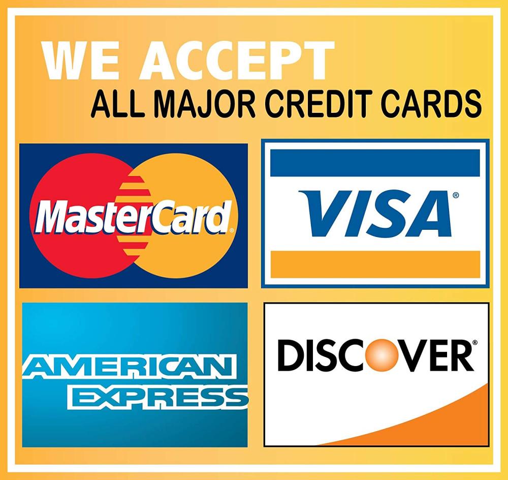 Logo Mastercard, Visa, Discover
