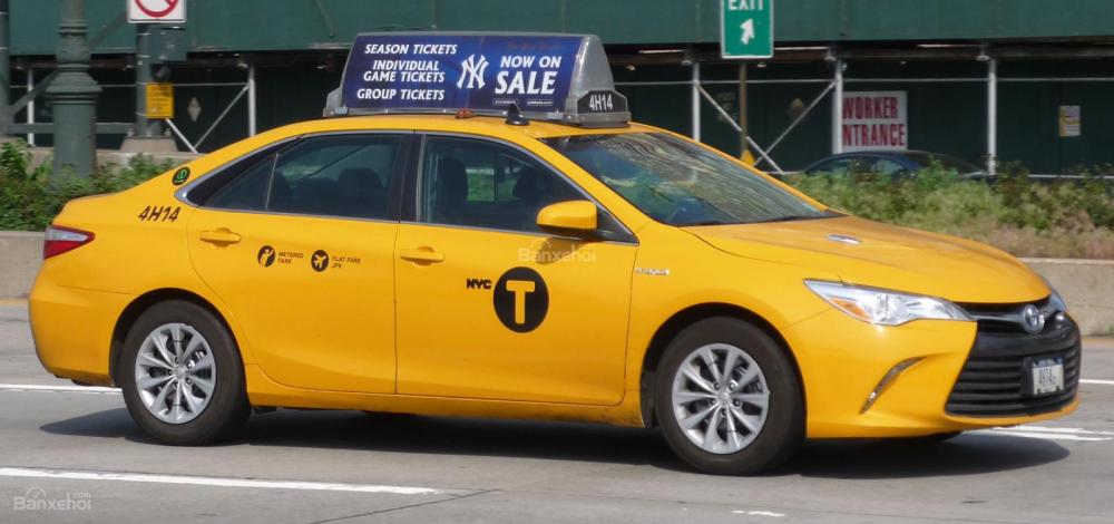 Toyota Camry được sử dụng để chạy taxi tại Mỹ