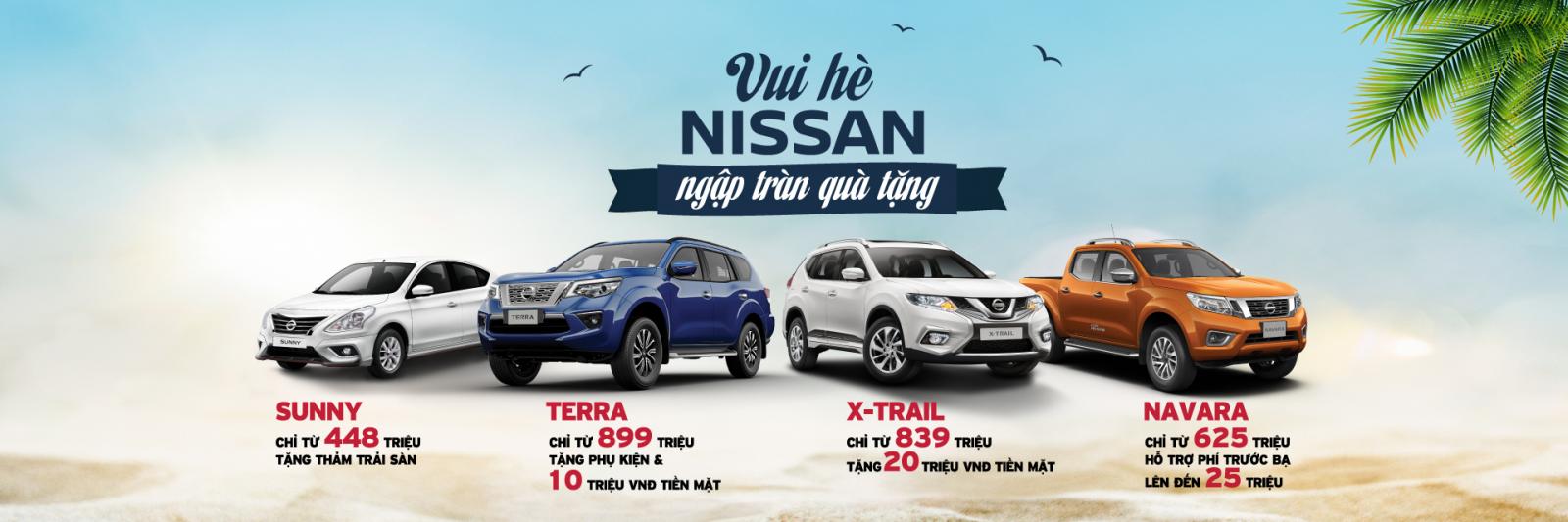 Các mẫu xe Nissan đều được ưu đãi trong tháng 7/2019