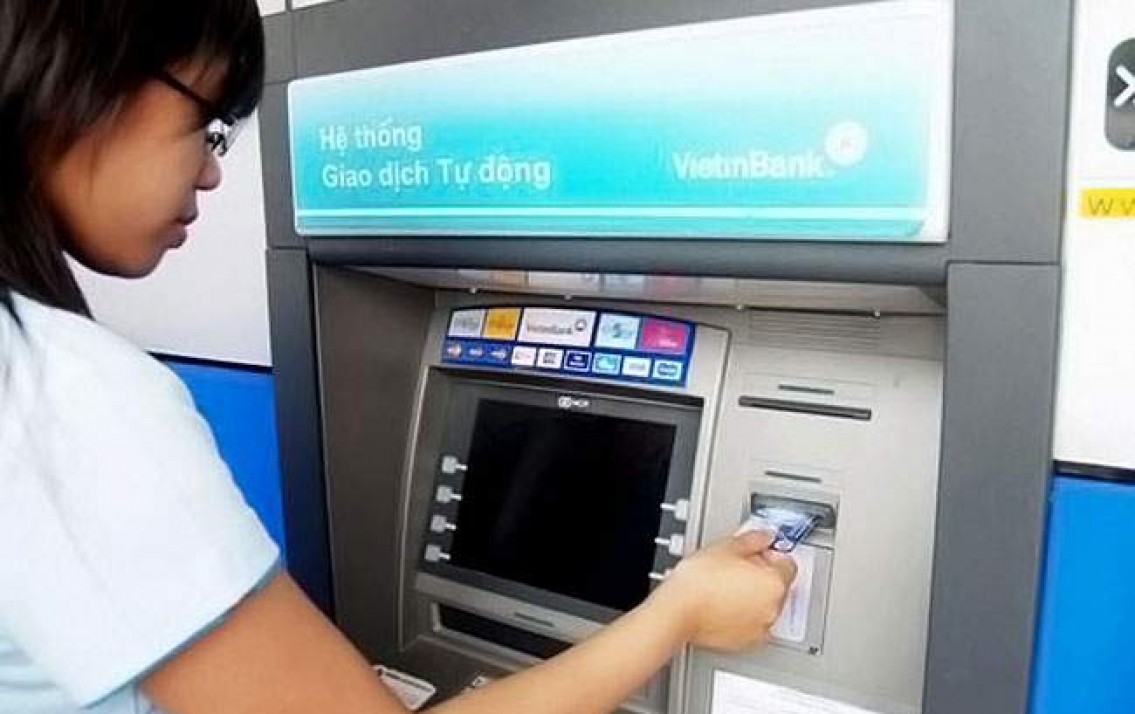 Cây ATM rút được thẻ Vietinbank