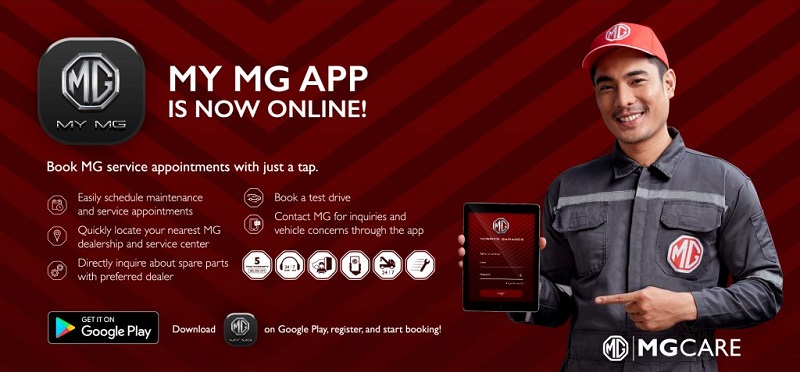poster mobile app của MG Philippines