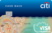 Ngân hàng Citibank - Thẻ CashBack Visa Platinum