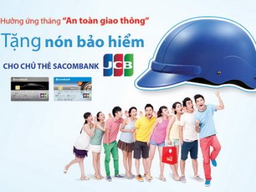 Hưởng ứng tháng an toàn giao thông 2016 với thẻ Sacombank JCB