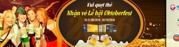 Vui quẹt thẻ - Nhận vé lễ hội Oktoberfest 2016 cùng SCB