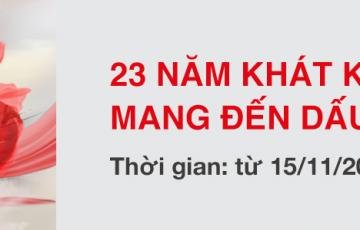 Chương trình Gửi tiết kiệm 23 năm khát khao mang đến dấu ấn khác biệt của Techcombank