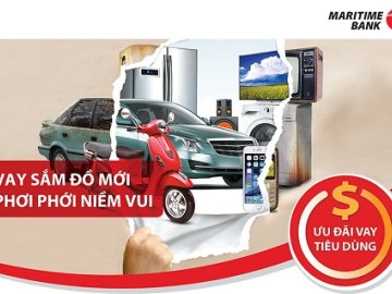 Mua sắm thỏa thích với nhiều ưu đãi trả góp qua thẻ tín dụng Maritime Bank