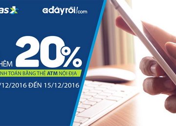LienVietPostBank hoàn thêm 20% khi thanh toán bằng thẻ Liên kết phát triển trên Adayroi.com