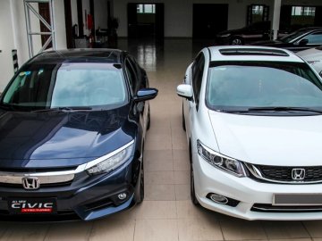 So sánh trực quan Honda Civic thế hệ mới và cũ