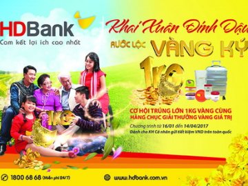 Khai xuân Đinh Dậu – Rước lộc vàng ký cùng HDBank