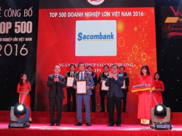 Sacombank vào Top 50 doanh nghiệp lớn nhất Việt Nam