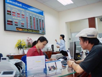 Lợi nhuận Sacombank sụt mạnh