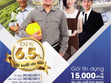 Vay lãi suất hấp dẫn từ BIDV