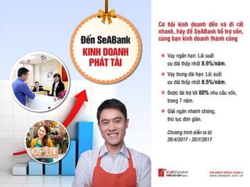 SeABank triển khai chương trình ưu đãi cho vay kinh doanh hấp dẫn
