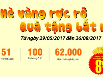 SHB tung khuyến mãi hè: Gửi tiền trúng xe