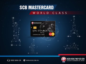 Trải nghiệm đẳng cấp từ thẻ tín dụng cao cấo SCB Mastercard World Class