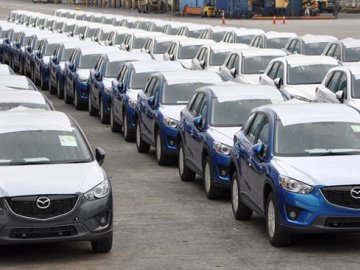 Lượng xe ô tô nhập khẩu đã tăng mạnh tăng mạnh trở lại trong tuần vừa qua