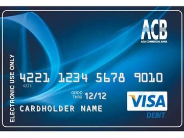Cập nhật đầy đủ thông tin các loại thẻ ngân hàng ACB
