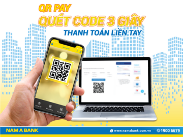 Quà tặng hấp dẫn khi thanh toán bằng QR Pay trên Nam A Bank Mobile Banking