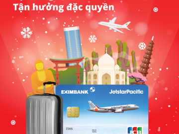 Vi vu cuối năm, cùng thẻ Jetstar Eximbank đi khắp thế gian