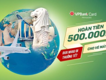 Mùa tết này nhận siêu ưu đãi từ thẻ tín dụng Vpbank
