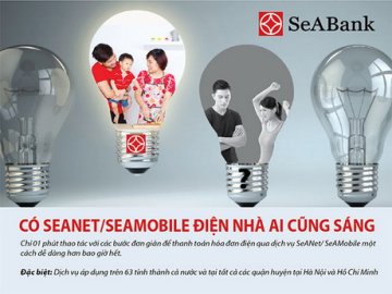 Saebank mở rộng phạm vi thanh toán hóa đơn điện cho khách hàng trên toàn quốc