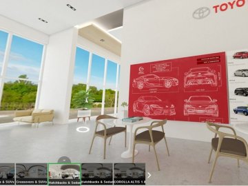 Toyota Philippines cung cấp trải nghiệm showroom thực tế ảo 3D mùa Covid