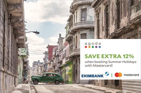 Ưu đãi dành cho chủ thẻ Eximbank MasterCard tại Agoda