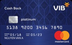 Ngân hàng VIB - Thẻ Master Platium Cash Back